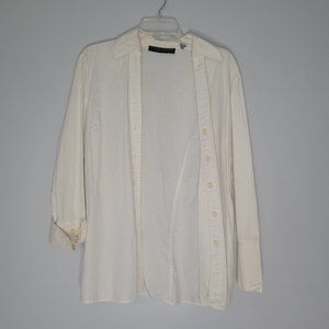 Harve Benard, XL, white blouse